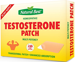 Male testosterone patch