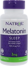 Melatonin 3 mg TR Time Release - 100 Tabletter