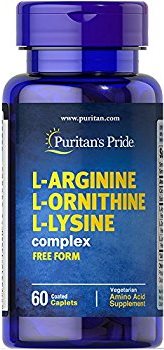 L-Arginine L-Ornithine L-Lysine 60 Tablets