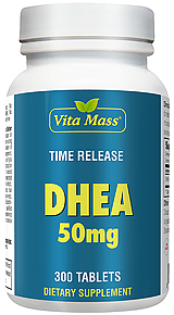 DHEA 50 mg - TR Time Release - 300 Tablets