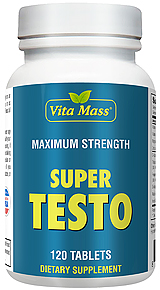 Super Testo - Maximale Stärke - 120 Tableten