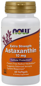 Astaxanthin - Ekstra styrke - 10 mg - 60 Softgels