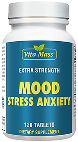 Mood Stress Anxiety - Humør Stress Angst - 120 Tabletter