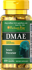 DMAE 100 mg 100 Kapsler